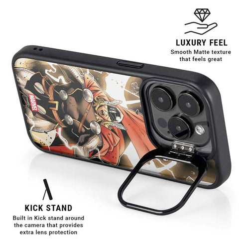 Marvel Thor Thor’s Lightning iPhone 16 Pro Kickstand Case